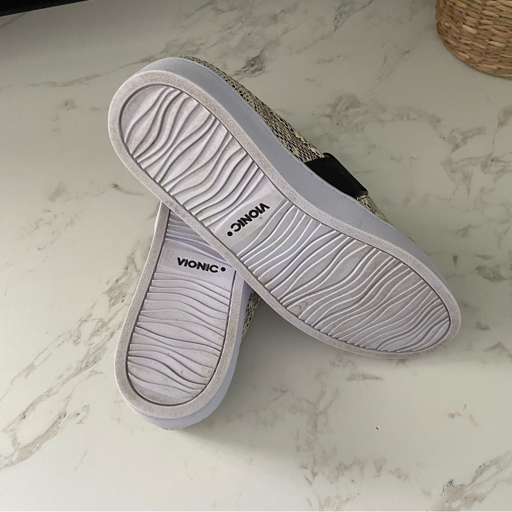 Vionic Demetra Slip On Snakeskin Pattern Sneaker … - image 7